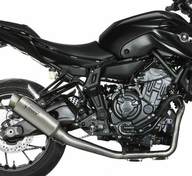 MIVV フルシステムマフラー DELTA RACE ブラックステンレス YAMAHA MT