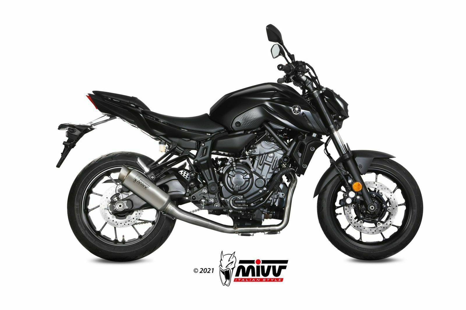MIVV フルシステムマフラー GP PRO ハイポジション チタン YAMAHA MT