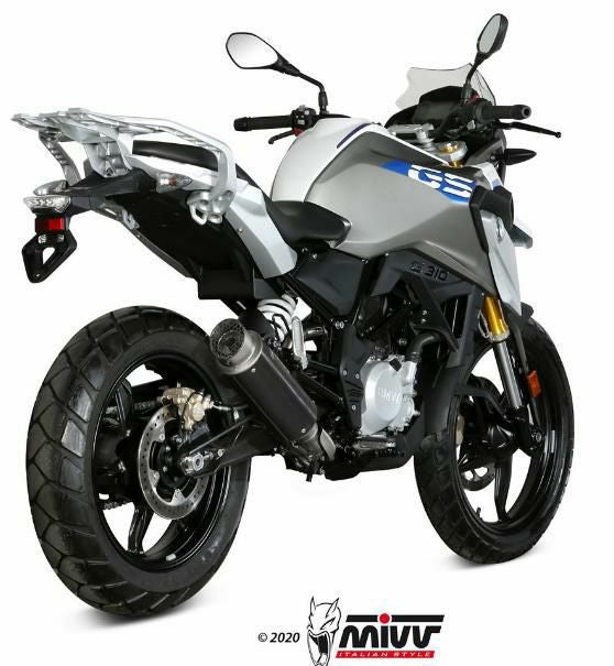 MIVV フルシステムマフラー GP PRO ブラックステンレス BMW G310GS