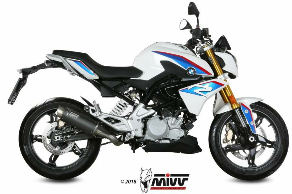 MIVV フルシステムマフラー GP PRO ブラックステンレス BMW G310R