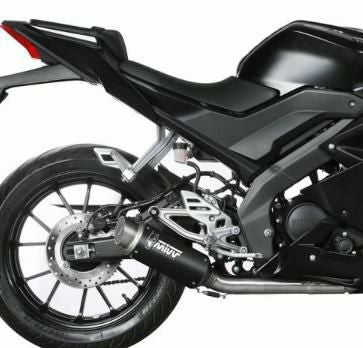 MIVV フルシステムマフラー GP PRO ブラックステンレス YAMAHA MT-125