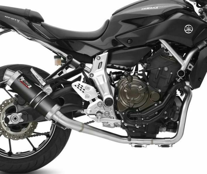 MIVV フルシステムマフラー GP ハイポジション カーボン YAMAHA MT-07
