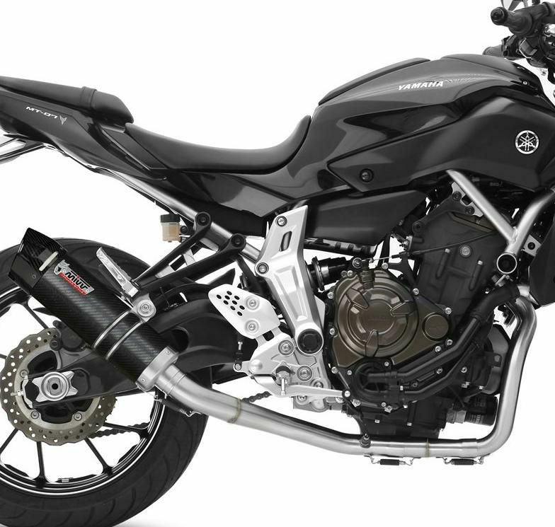 MIVV フルシステムマフラー DELTA RACE ブラックステンレス YAMAHA MT