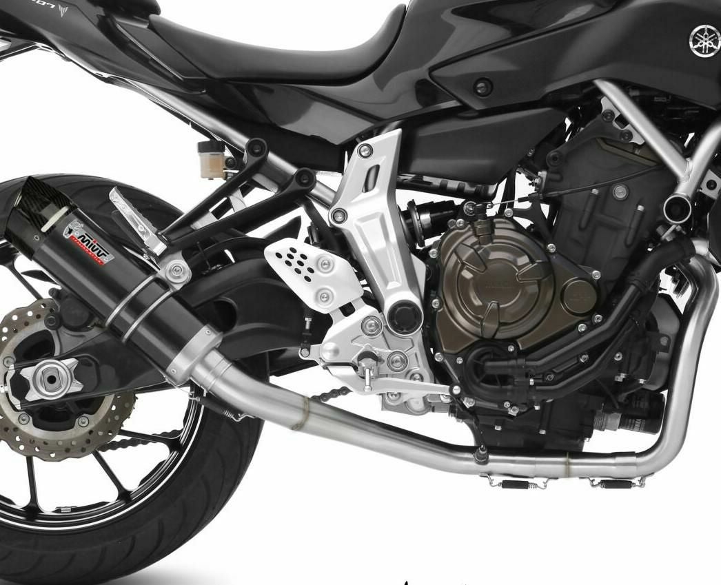 MIVV フルシステムマフラー DELTA RACE ブラックステンレス YAMAHA MT