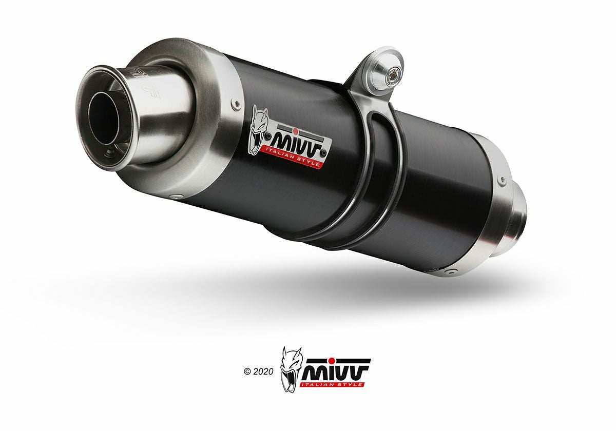 MIVV フルシステムマフラー GP ブラックステンレス HONDA CB125F (2023
