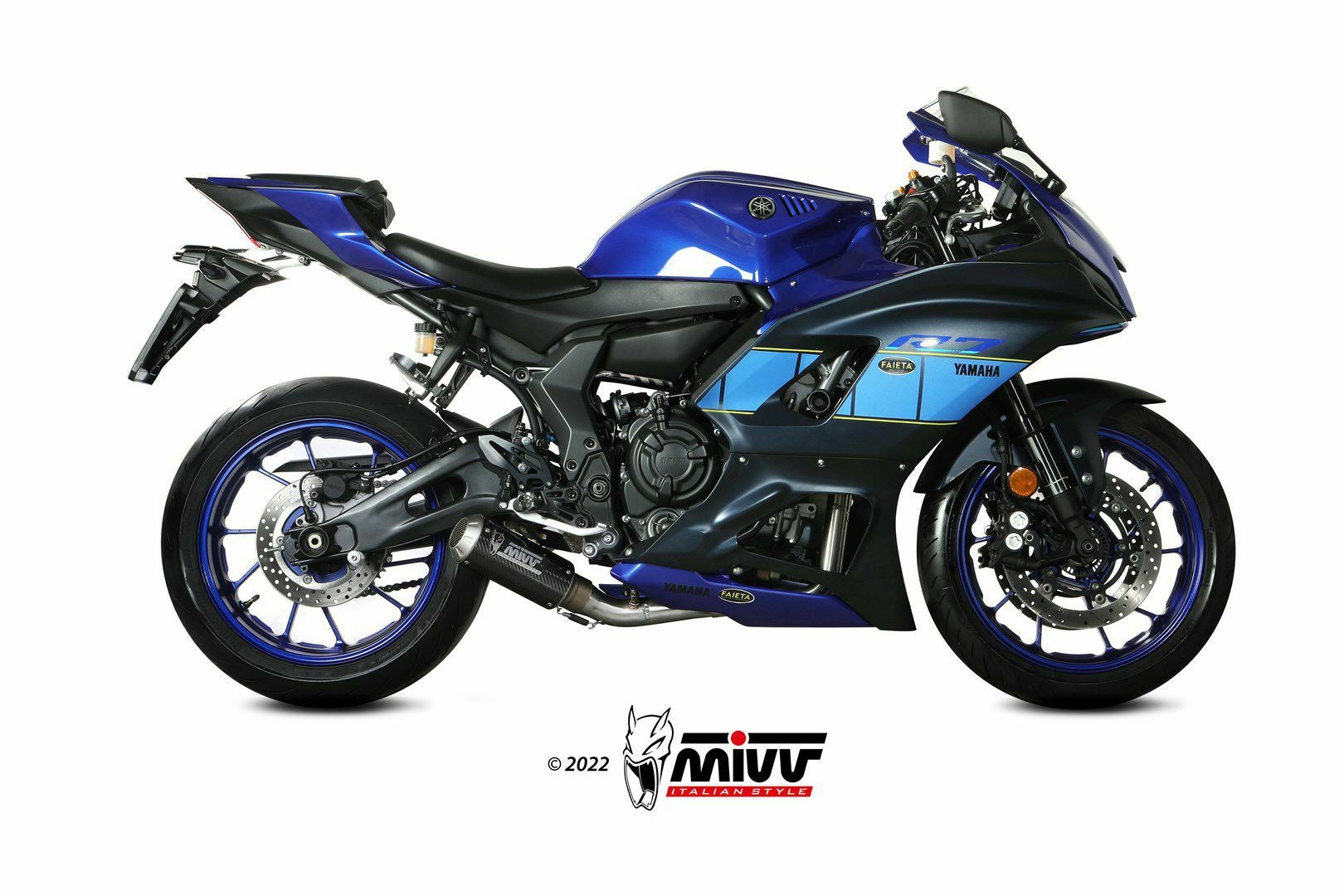 MIVV フルシステムマフラー MK3 カーボン YAMAHA YZF-R7 (2022-2024