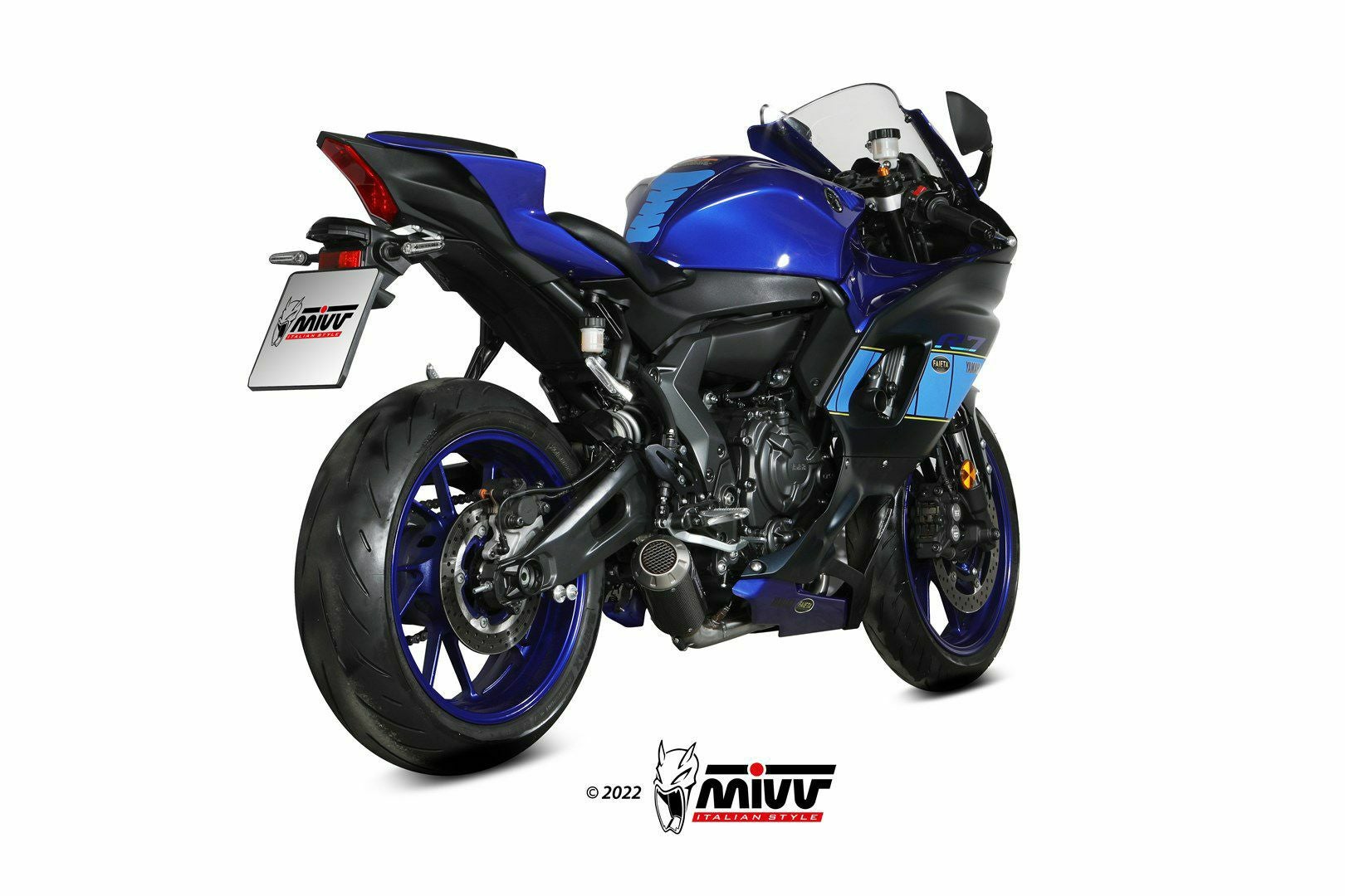 MIVV フルシステムマフラー MK3 カーボン YAMAHA YZF-R7 (2022-2024