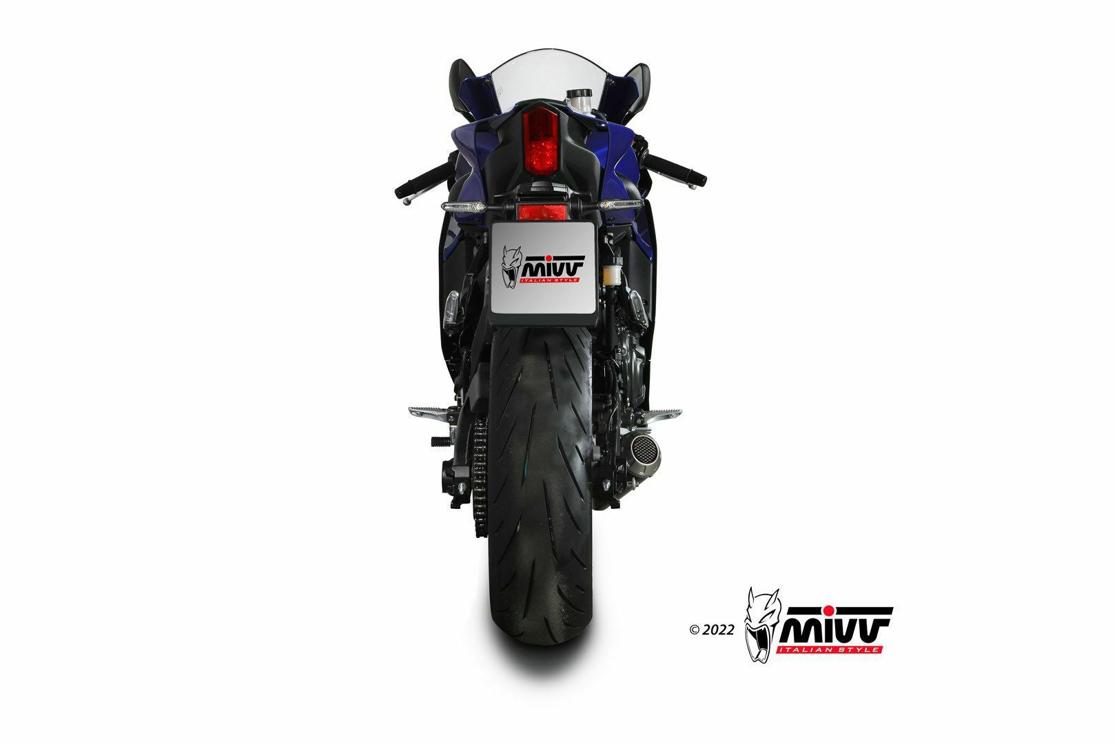 MIVV フルシステムマフラー MK3 カーボン YAMAHA YZF-R7 (2022-2024