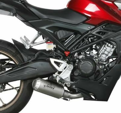 MIVV フルシステムマフラー MK3 ブラックステンレス HONDA CB125R 