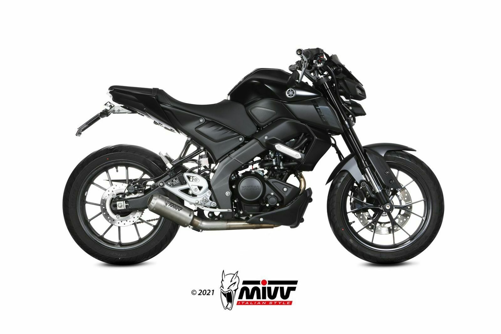 MIVV フルシステムマフラー MK3 ステンレス YAMAHA MT-125 / YZF-R125