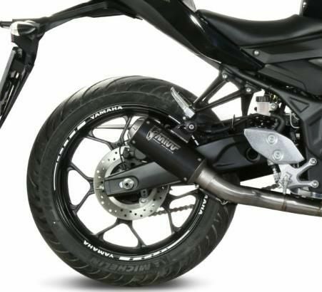 MIVV フルシステムマフラー MK3 ブラックステンレス YAMAHA MT-03