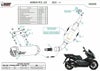 MIVV フルシステムマフラー MOVER ブラックステンレス HONDA PCX125 (2021-2024)_6
