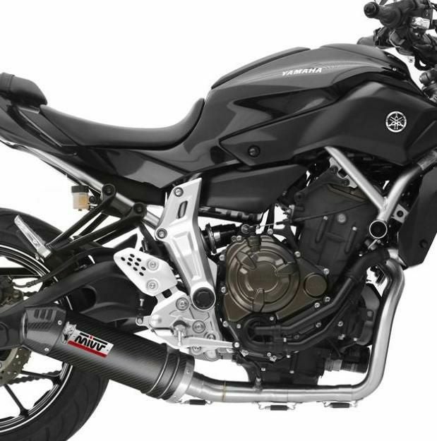 MIVV フルシステムマフラー OVAL カーボン/カーボンキャップ YAMAHA MT