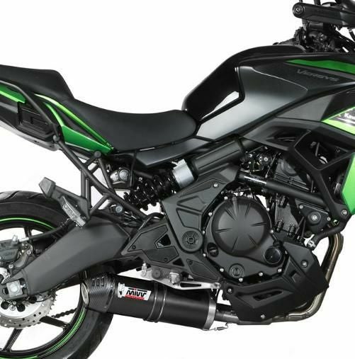 MIVV フルシステムマフラー DELTA RACE ブラックステンレス KAWASAKI