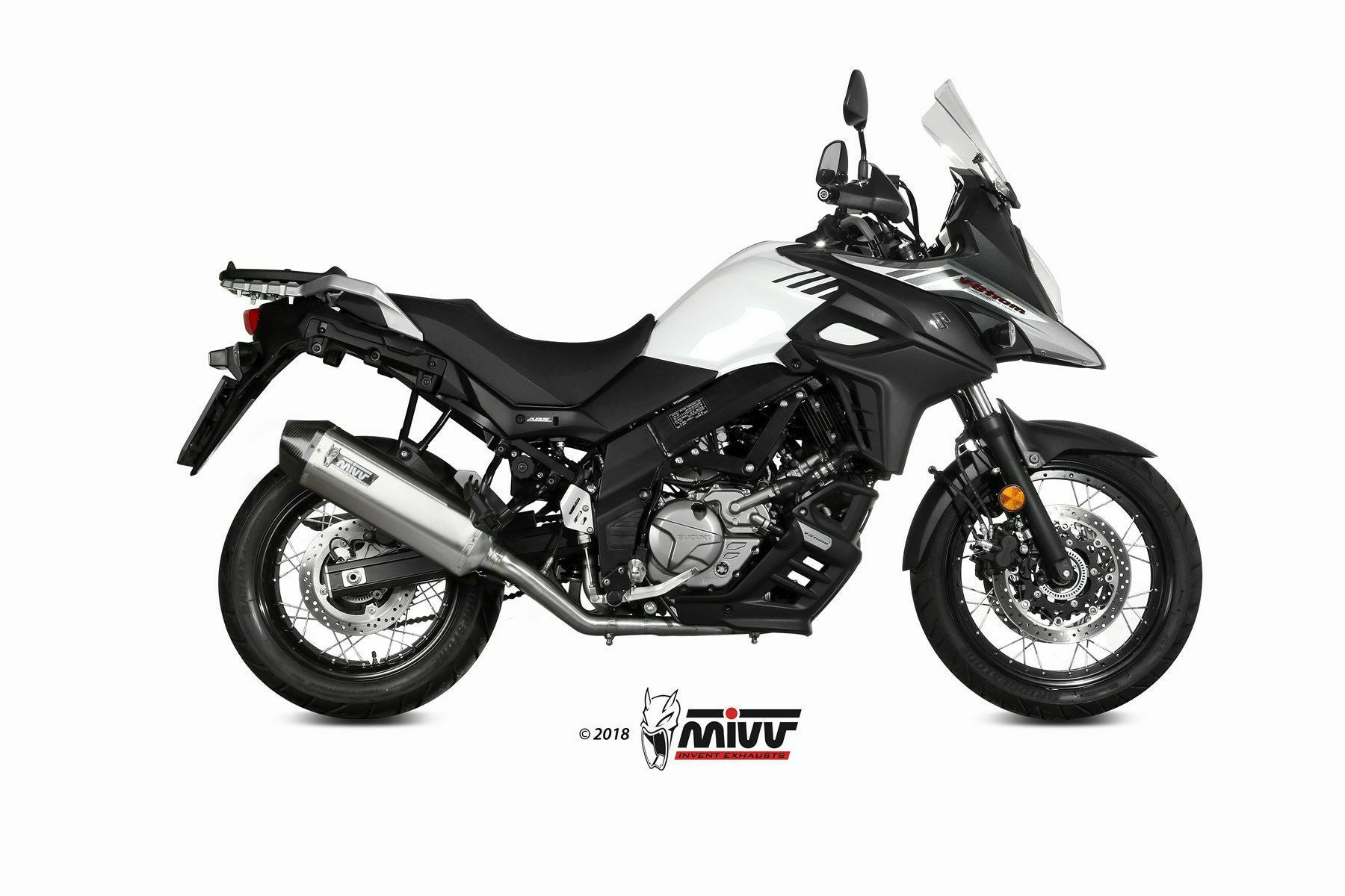 MIVV フルシステムマフラー SPEED EDGE ステンレス SUZUKI Vストローム