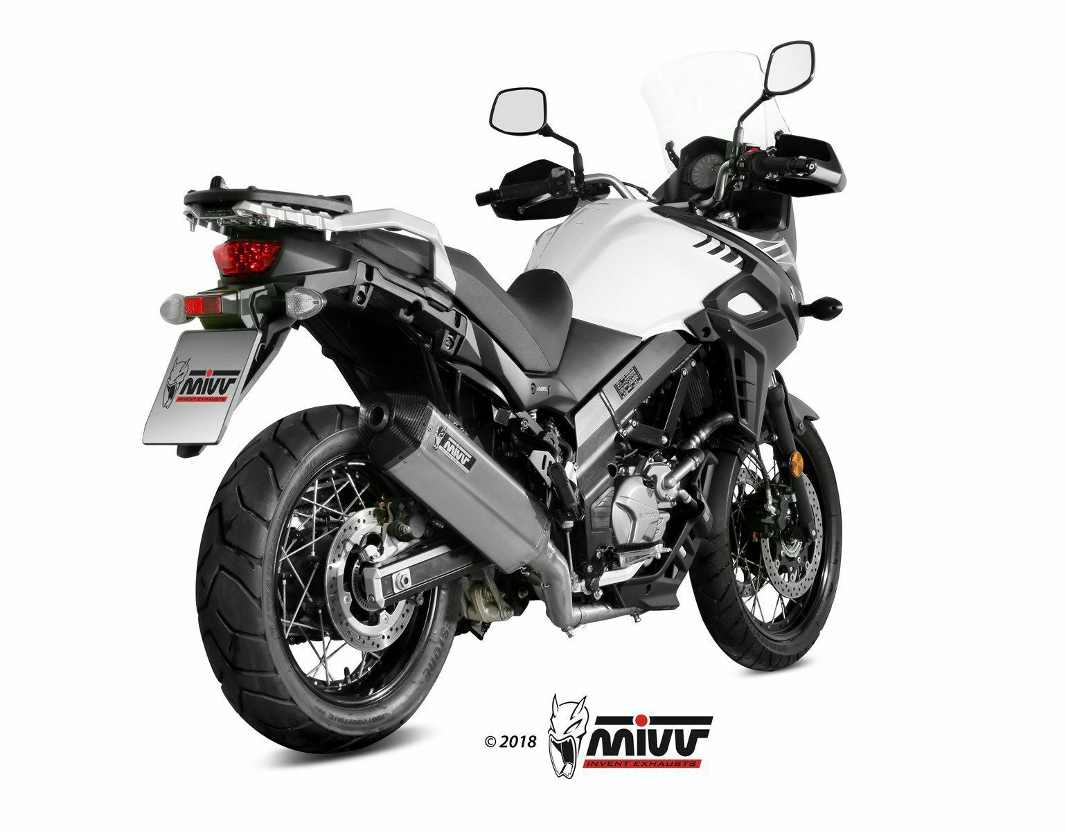MIVV フルシステムマフラー SPEED EDGE ステンレス SUZUKI Vストローム