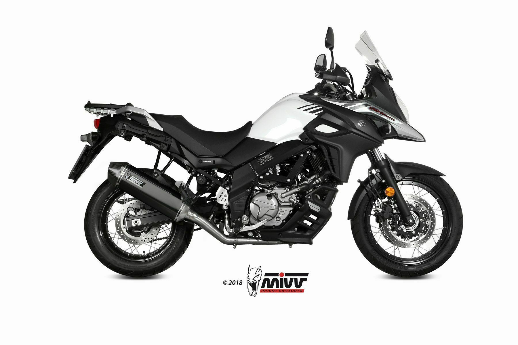 MIVV フルシステムマフラー SPEED EDGE ブラックステンレス SUZUKI V