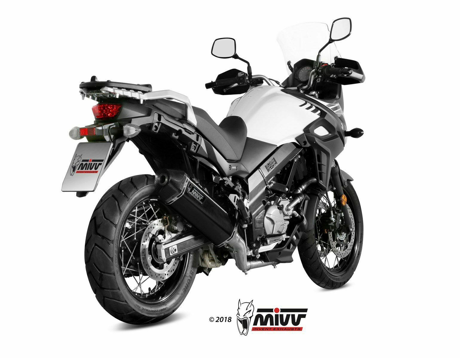 MIVV フルシステムマフラー SPEED EDGE ブラックステンレス SUZUKI V
