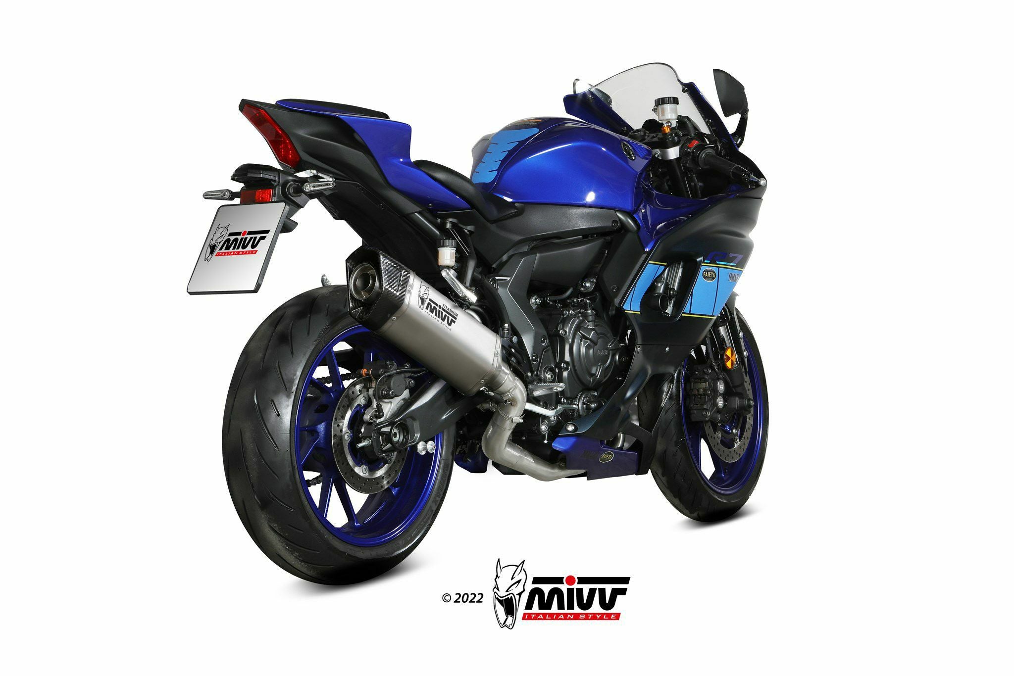 MIVV フルシステムマフラー SR-1 ハイポジション ステンレス YAMAHA
