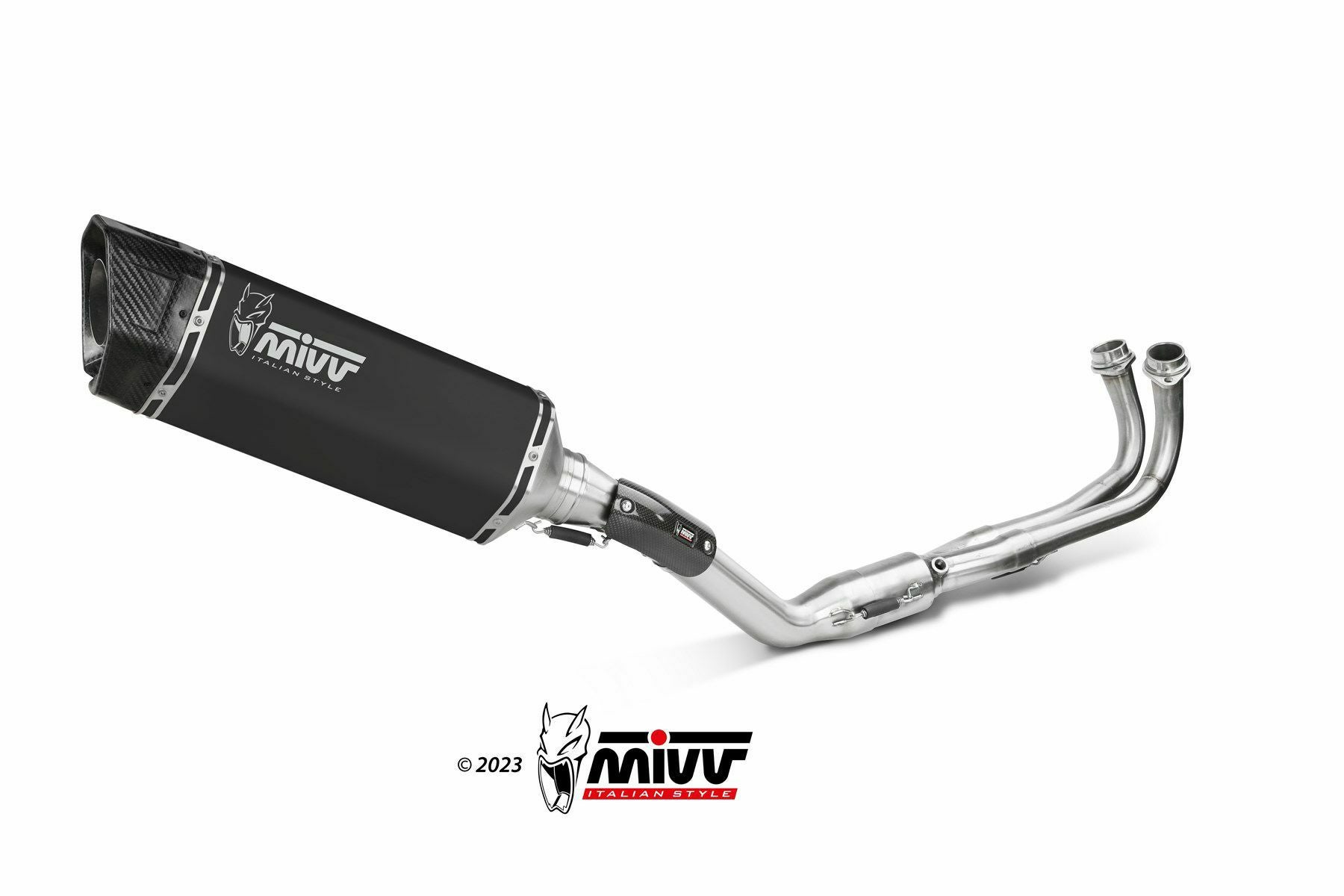 MIVV フルシステムマフラー SR-1 ブラックステンレス YAMAHA T-MAX 560