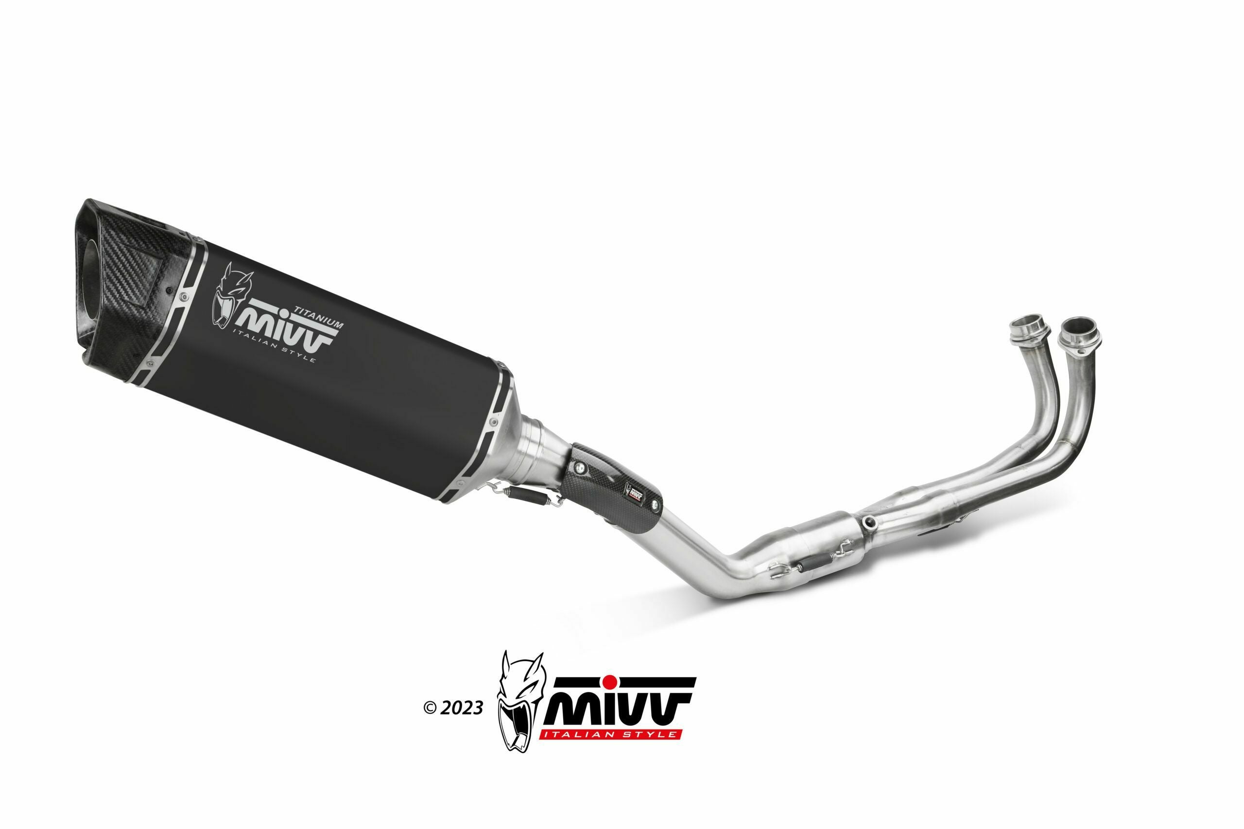MIVV フルシステムマフラー SR-1 ブラックチタン YAMAHA T-MAX 560