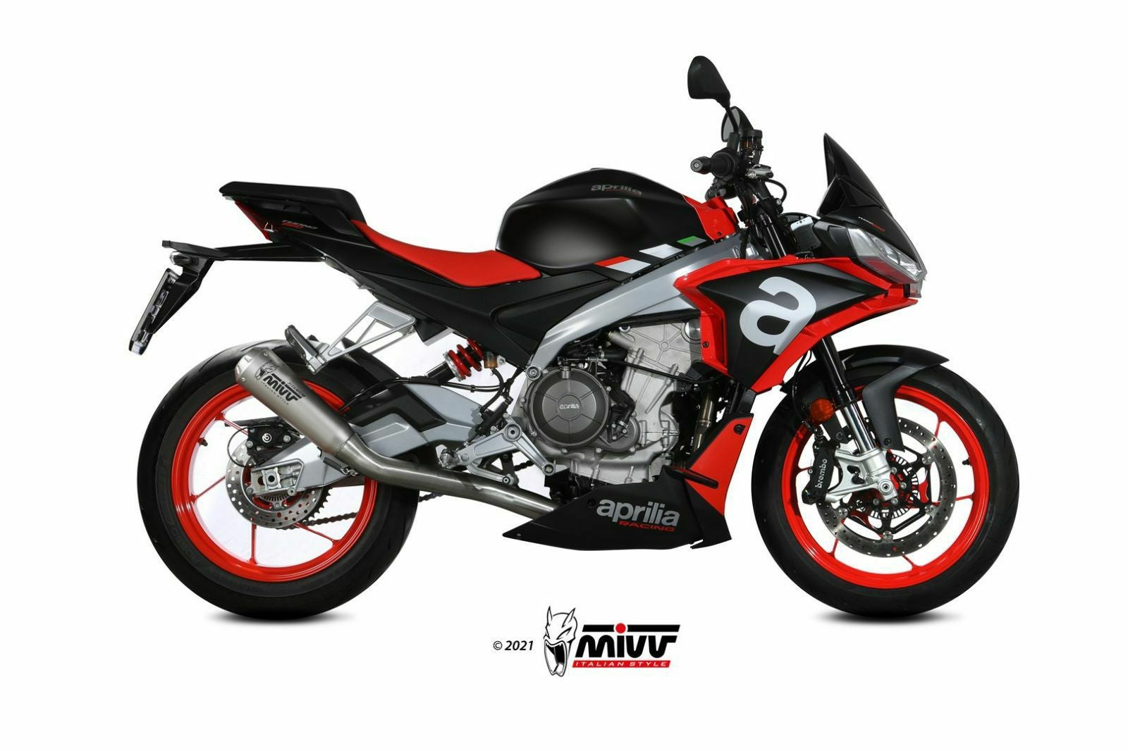 MIVV フルシステムマフラー X-M1 ステンレス APRILIA RS660