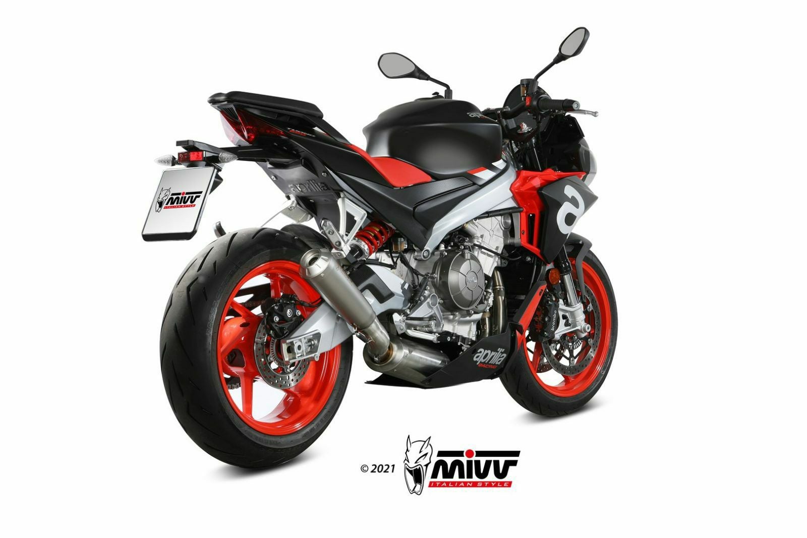 MIVV フルシステムマフラー X-M1 チタン APRILIA RS660 / トゥオーノ