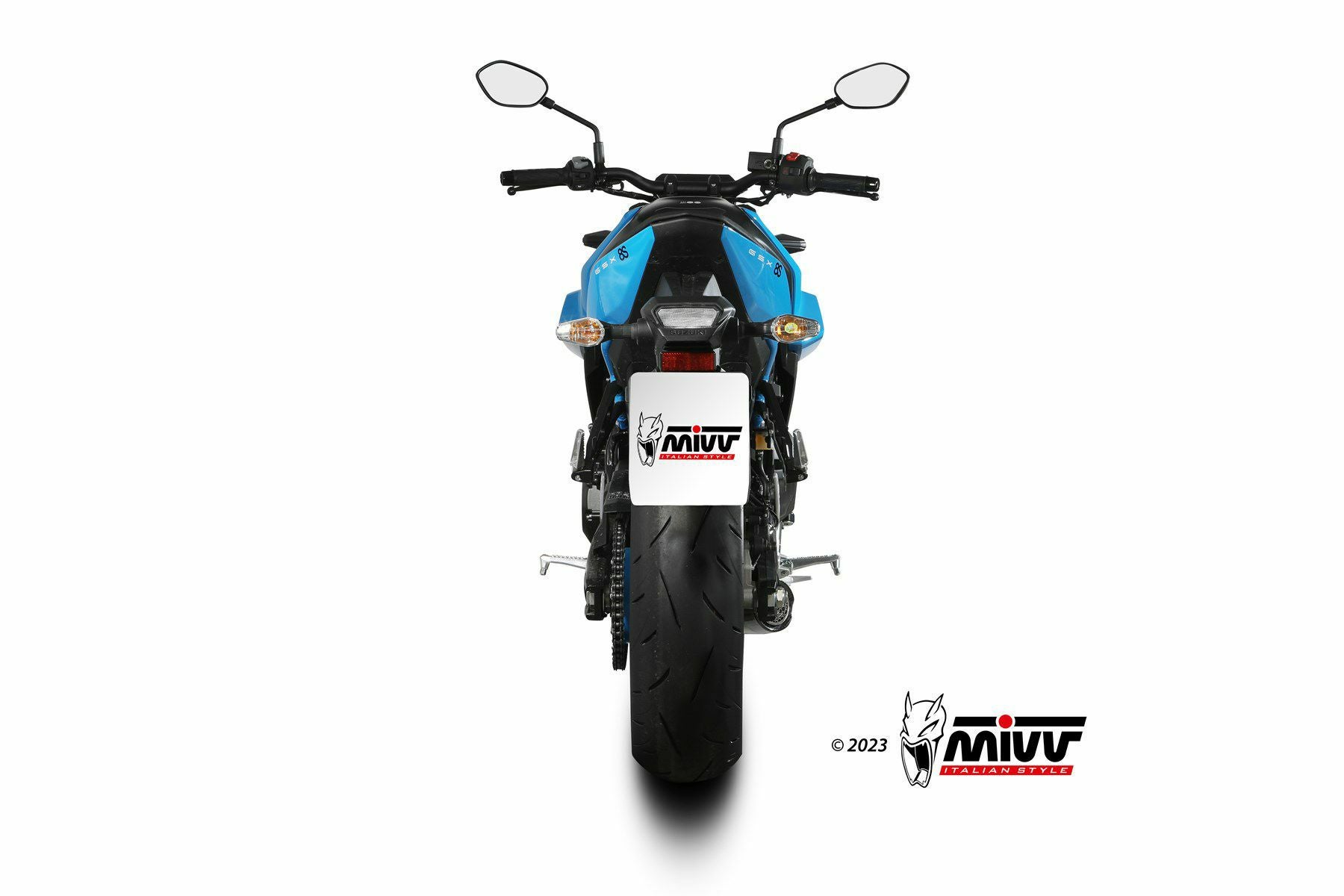 MIVV フルシステムマフラー X-M5 ブラックステンレス SUZUKI GSX-8S