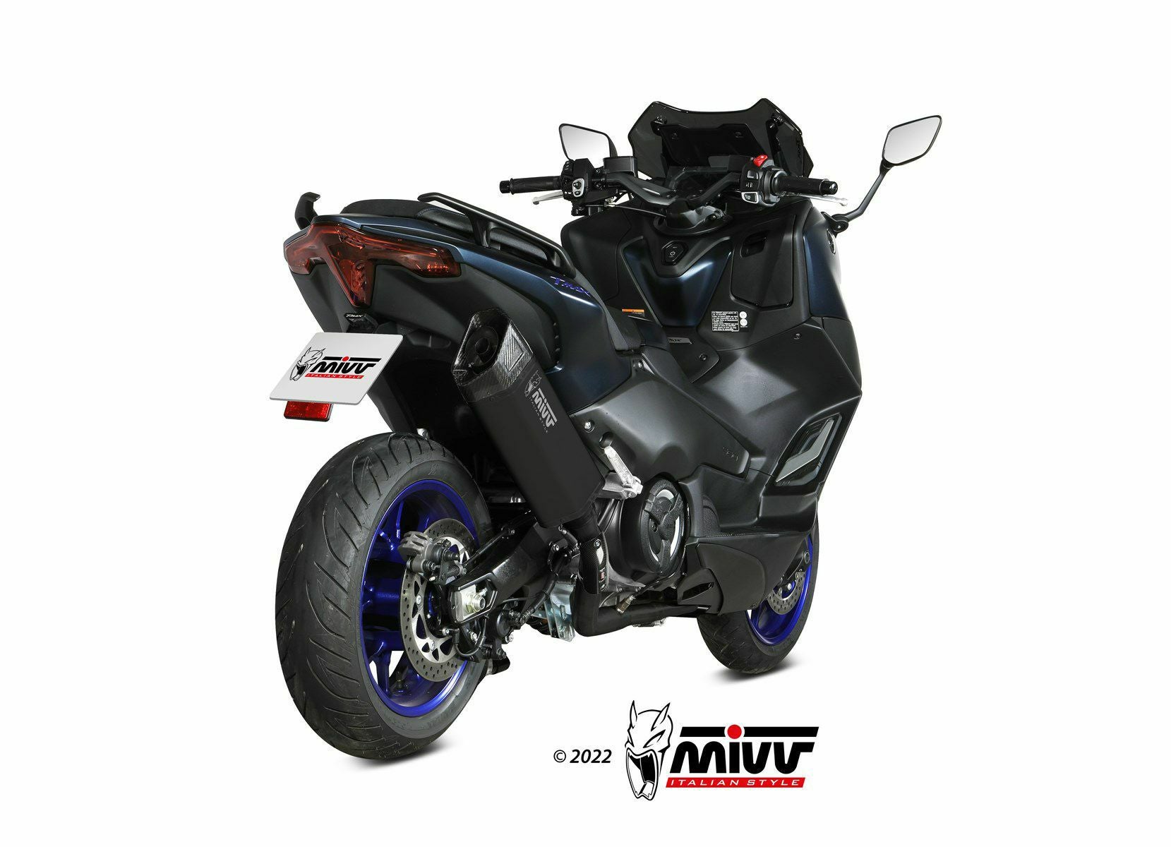 MIVV フルシステムマフラー フルブラックバージョン SR-1 ブラック