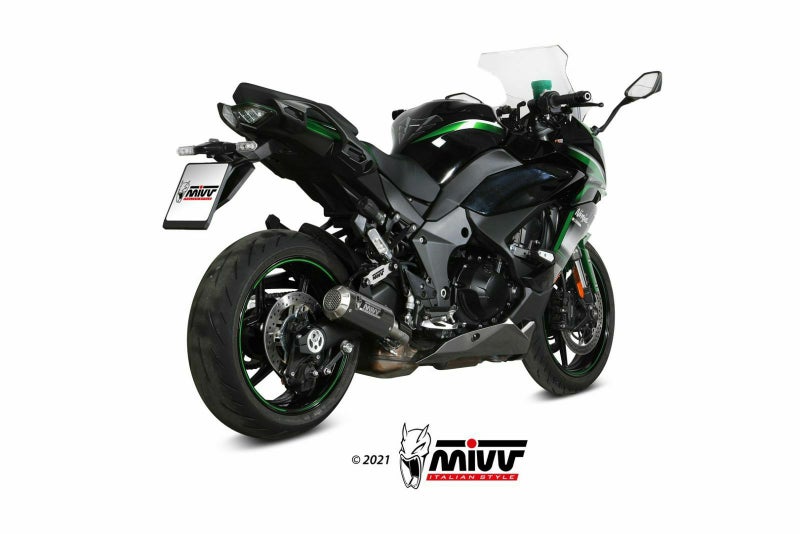MIVV レーシングスリップオンマフラー MK3 カーボン KAWASAKI 