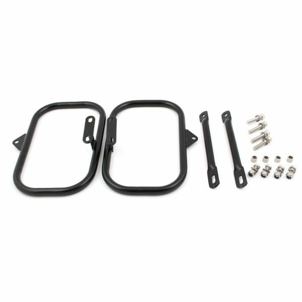 ロイヤルエンフィールド ヒマラヤ411用ソフトサイドバッグサポートフレーム ブラック  Hitchcocks Motorcycles_1