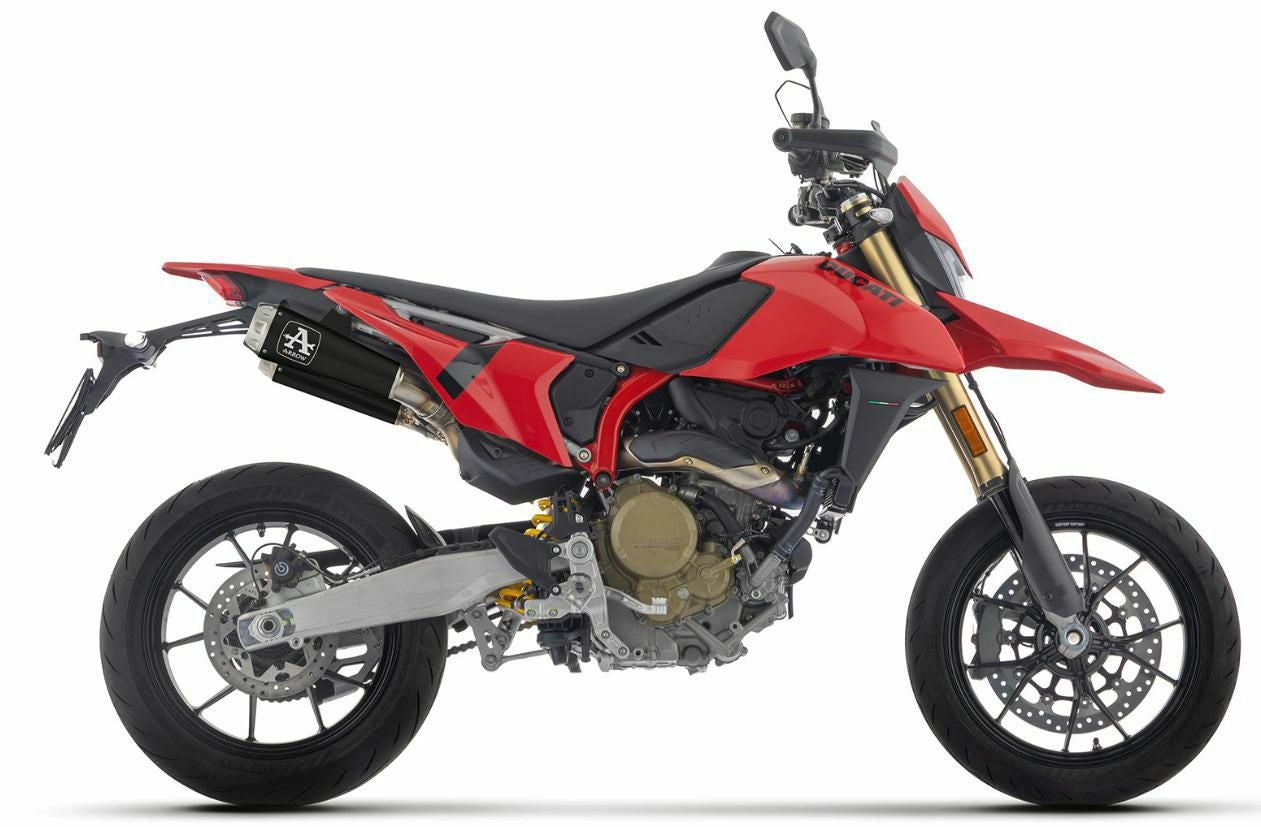 ARROW Pro-Race ブラック スリップオンマフラー｜DUCATI ハイパー