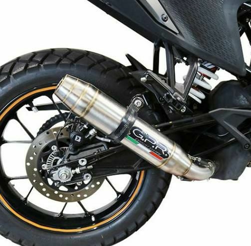 GPR製 KTM 390アドベンチャー (2021-2024)用スリップオンマフラー