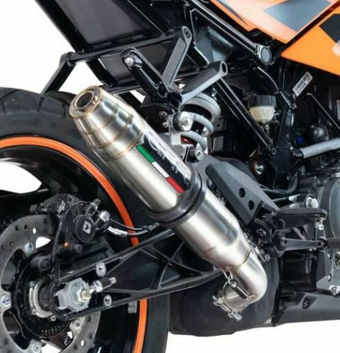 GPR製 KTM RC390 (2022-2024)用スリップオンマフラー Deeptone Inox