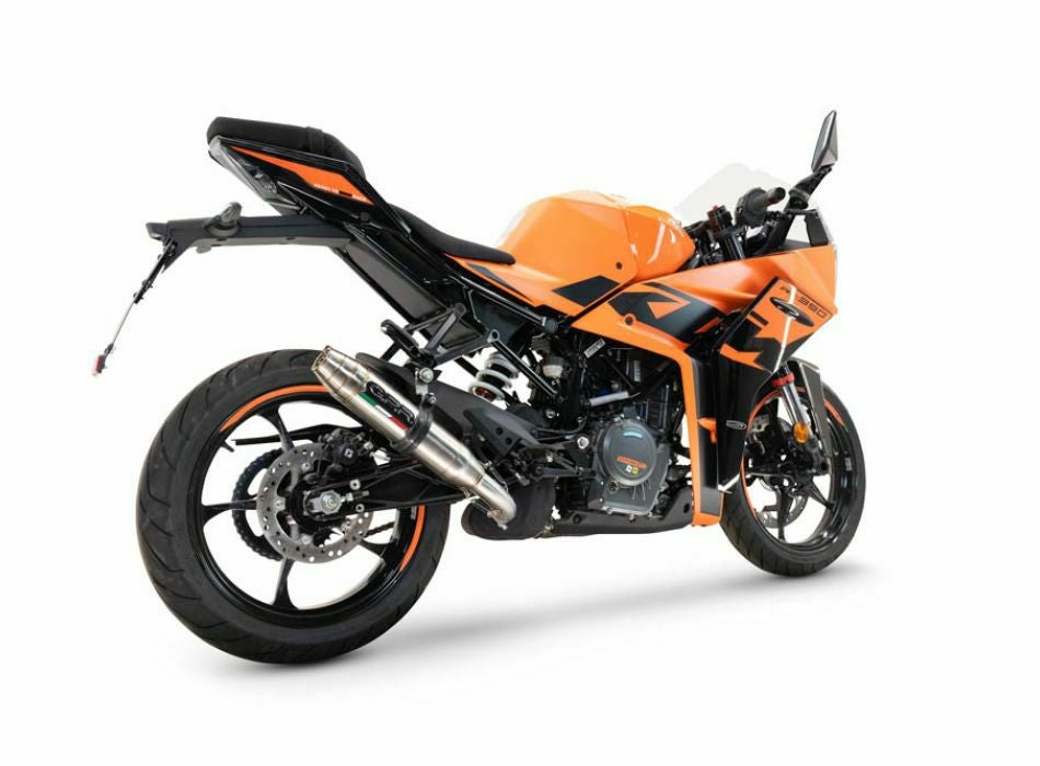 GPR製 KTM RC390 (2022-2024)用スリップオンマフラー Deeptone Inox