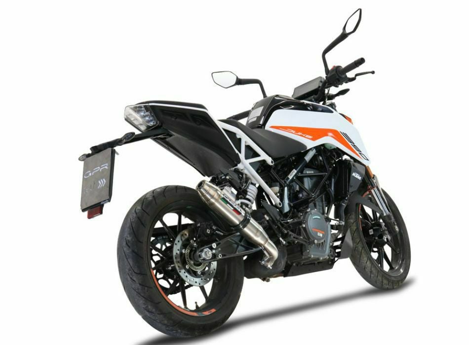 GPR製 KTM デューク250 (2024-2025)用スリップオンマフラー Deeptone