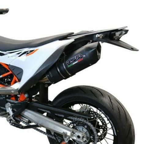 G.P.R. スリップオンマフラー Furore Evo4 Black KTM 690 SMC R (2021-2024)_1