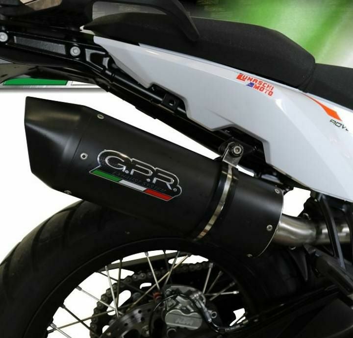 G.P.R. スリップオンマフラー Furore Evo4 Black KTM 790アドベンチャー (2021-2024)_1
