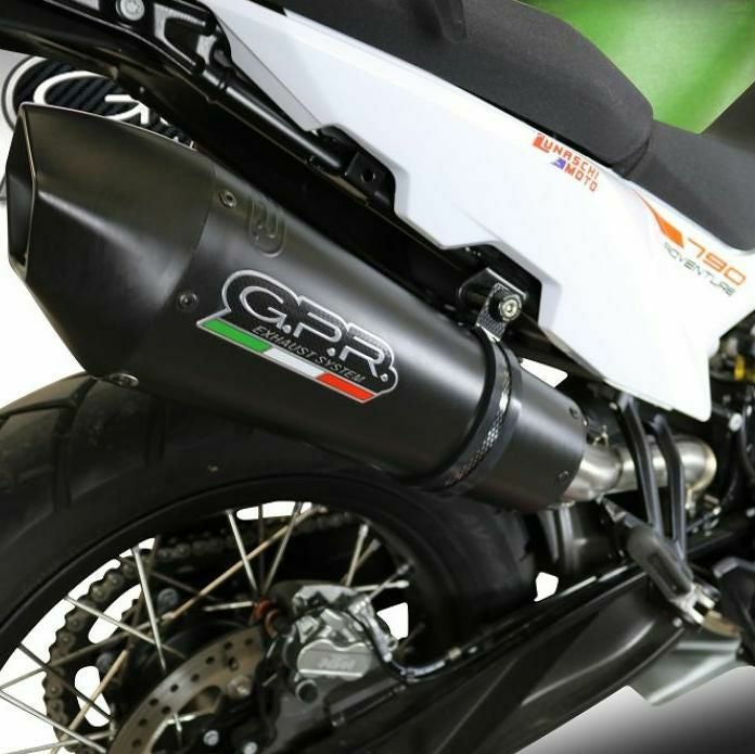 G.P.R. スリップオンマフラー GP Evo4 Black Titanium KTM 790アドベンチャー (2021-2024)_1