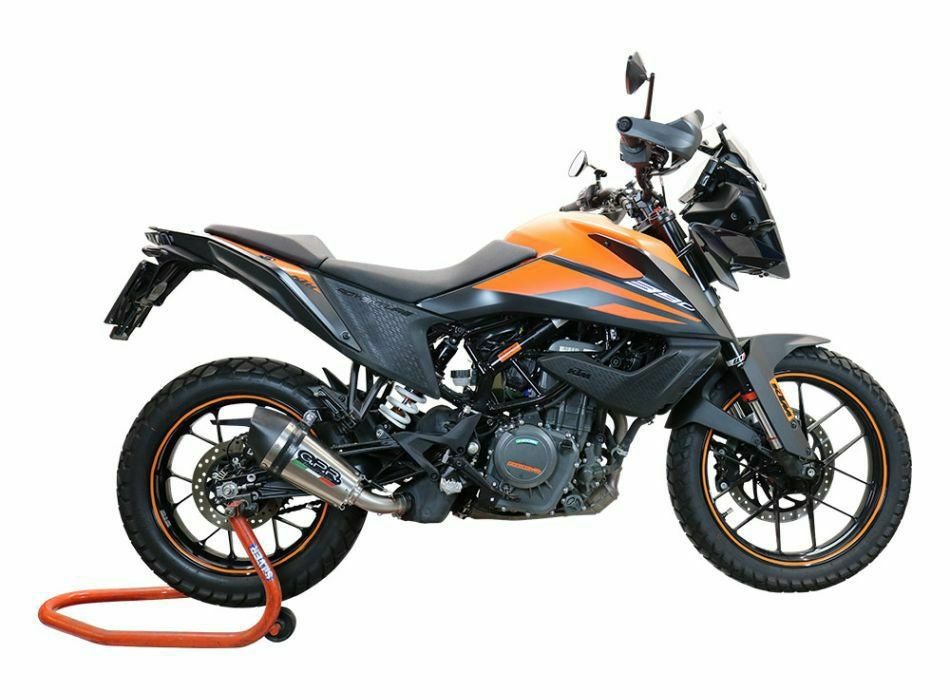 GPR製 KTM 390アドベンチャー (2021-2024)用スリップオンマフラー GP