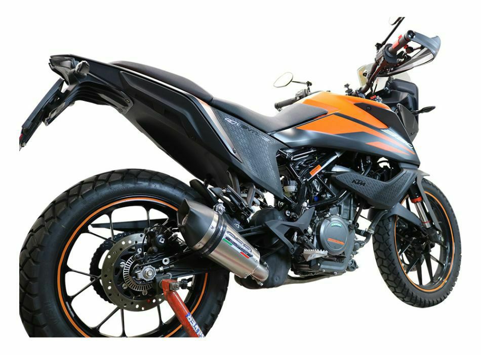GPR製 KTM 390アドベンチャー (2021-2024)用スリップオンマフラー GP