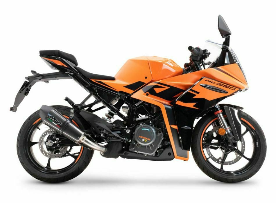 GPR製 KTM RC125 (2021-2024)用スリップオンマフラー GP Evo4 チタン
