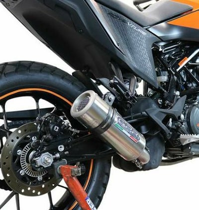 GPR製 KTM 390アドベンチャー (2021-2024)用スリップオンマフラー 