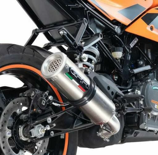 GPR製 KTM RC125 (2021-2024)用スリップオンマフラー M3 Inox | 高性能
