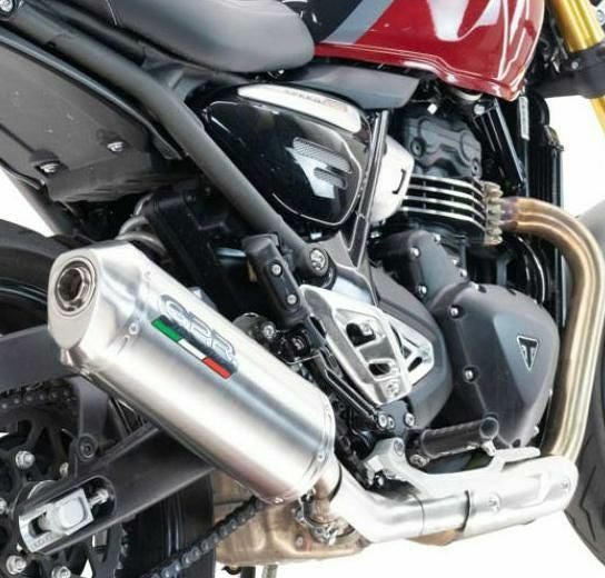 AKRAPOVIC スリップオンマフラー チタニウム TRIUMPH スピード400