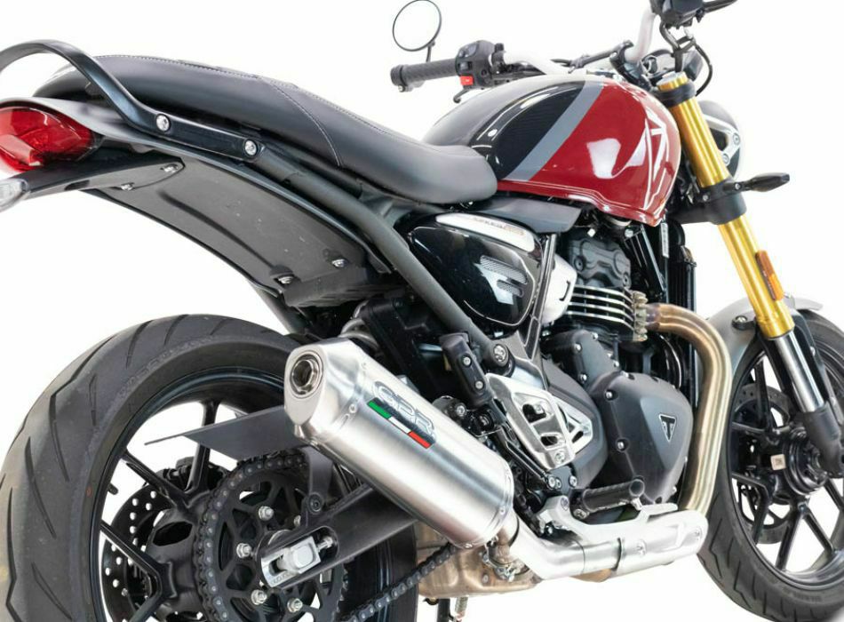 G.P.R. スリップオンマフラー Satinox TRIUMPH スクランブラー400X
