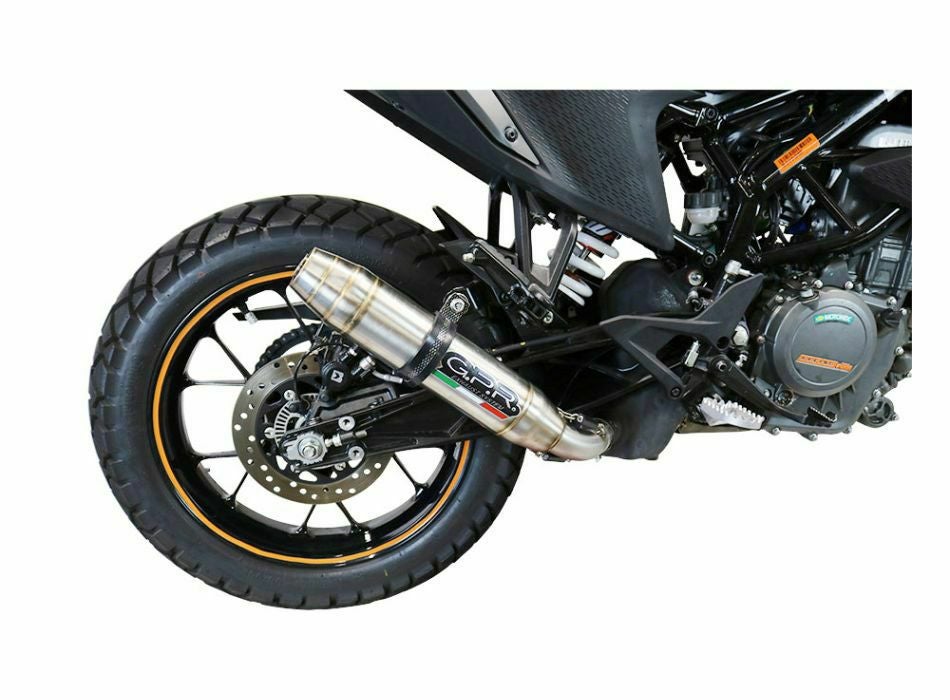 GPR製 KTM 390アドベンチャー (2021-2024)用スリップオンマフラー