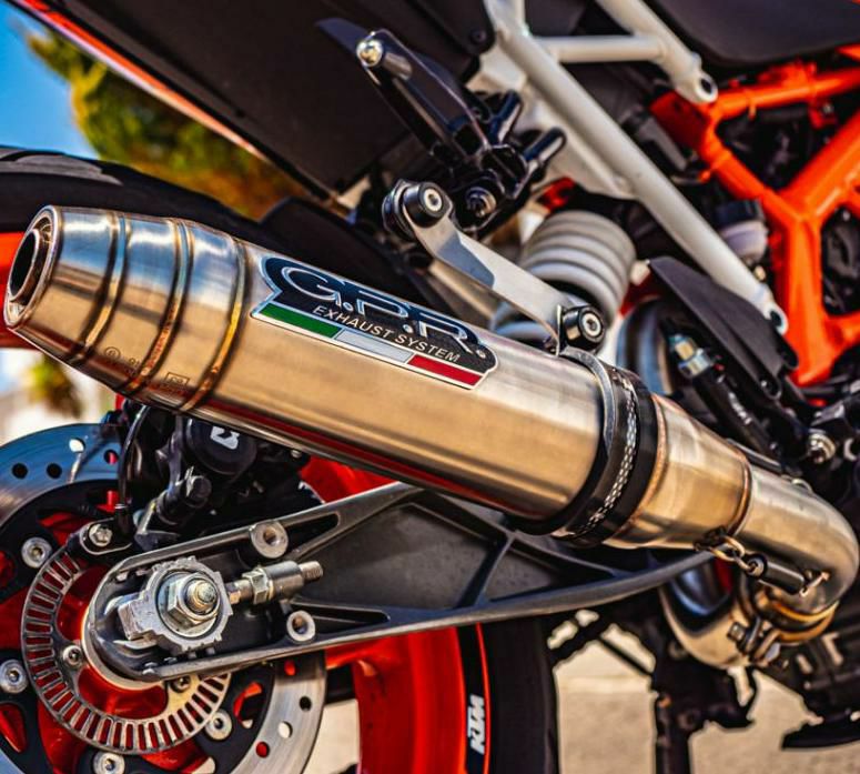 dcexpgn マフラー GPR製 KTM Duke125 (2024-2025)用スリップオンマフラー Deeptone Inox