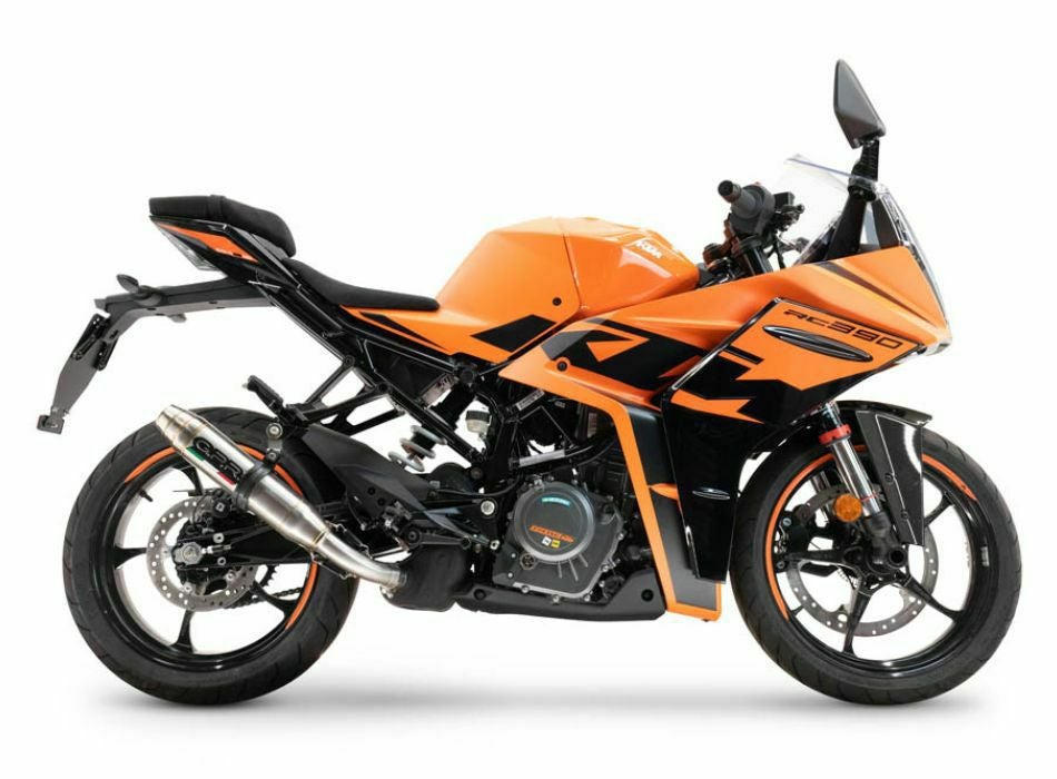 GPR製 KTM RC390 (2022-2024)用スリップオンマフラー Deeptone Inox