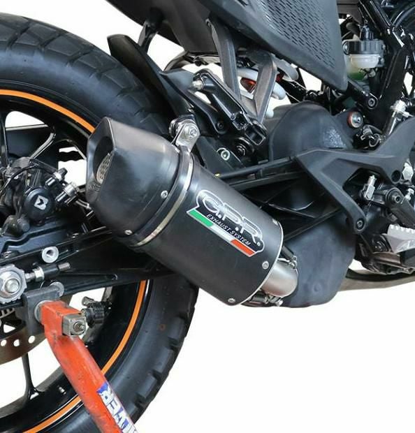 G.P.R. スリップオンマフラー(レース専用) Furore Black KTM 250アドベンチャー (2020-2024)_1